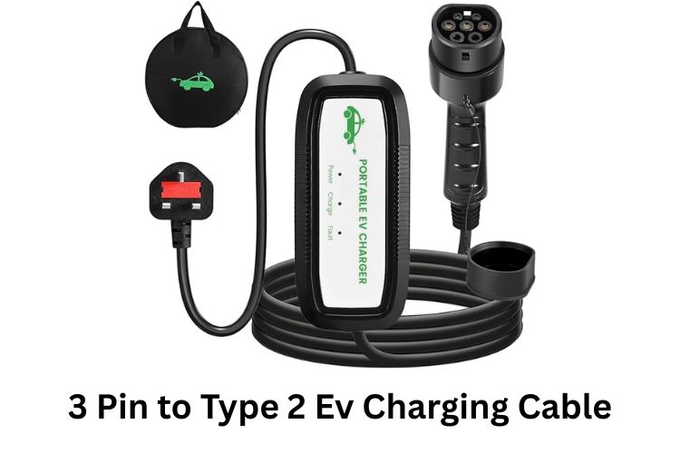 3 pin to type 2 ev charging cable