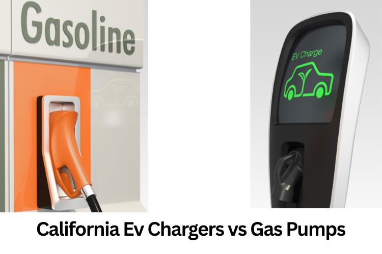 california ev chargers vs gas pumps