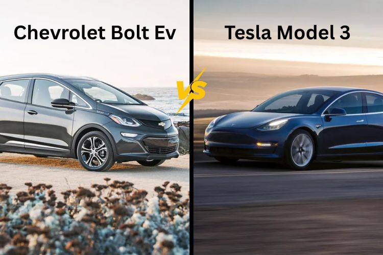 chevrolet bolt ev vs tesla model 3