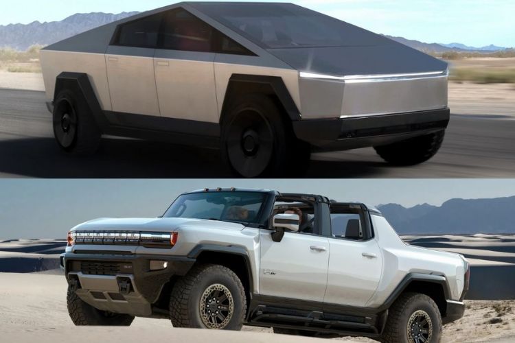 gmc sierra ev vs cybertruck
