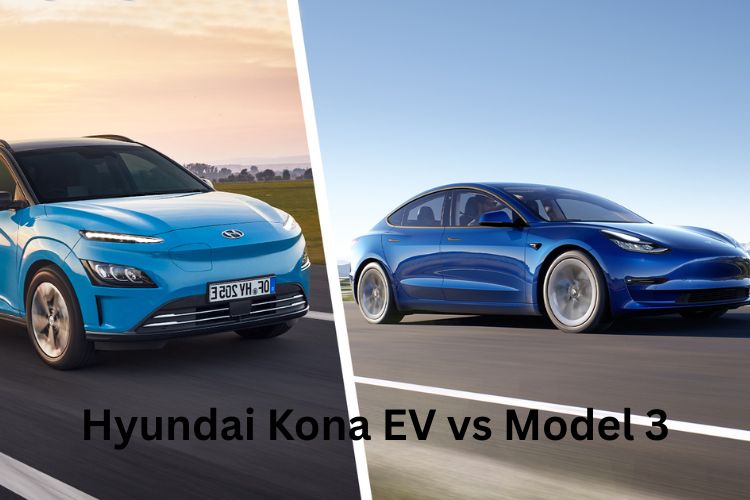 hyundai kona ev vs model 3