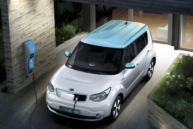 kia soul ev charger type