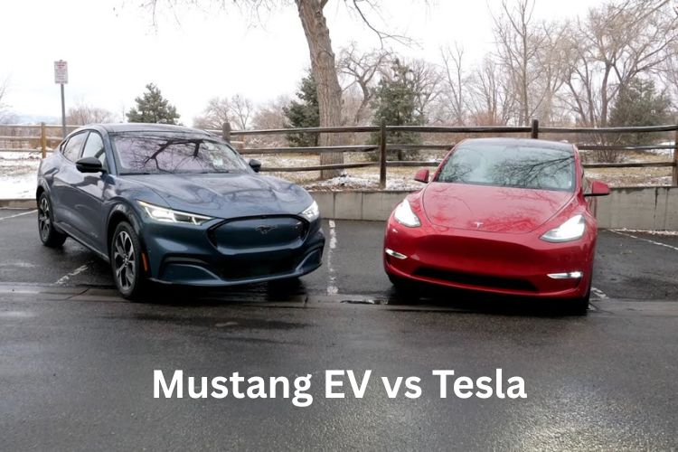 mustang ev vs tesla