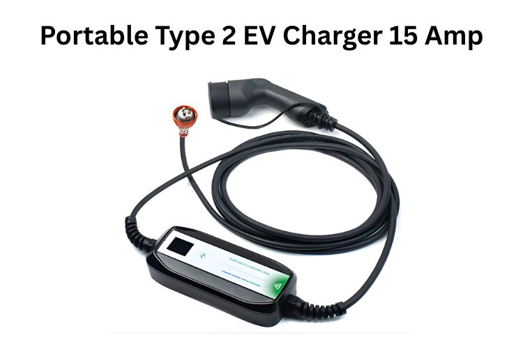 portable type 2 ev charger 15 amp