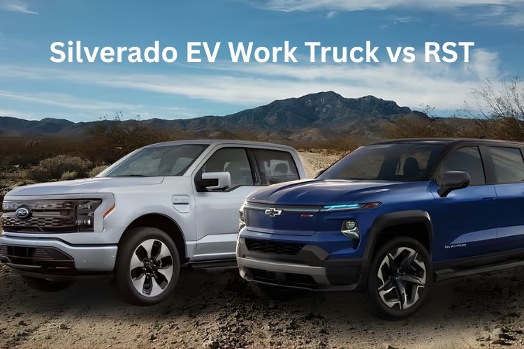 silverado ev work truck vs rst