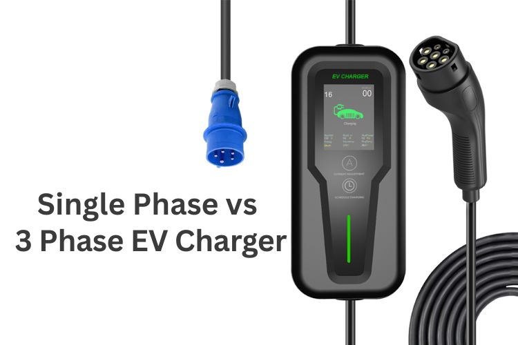 single phase vs 3 phase ev charger