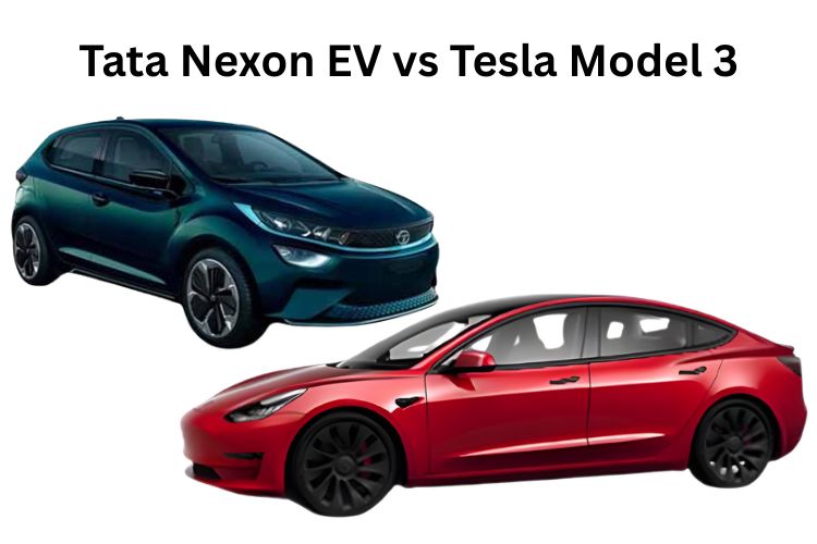 tata nexon ev vs tesla model 3