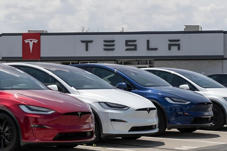 tesla ev sales vs competitors