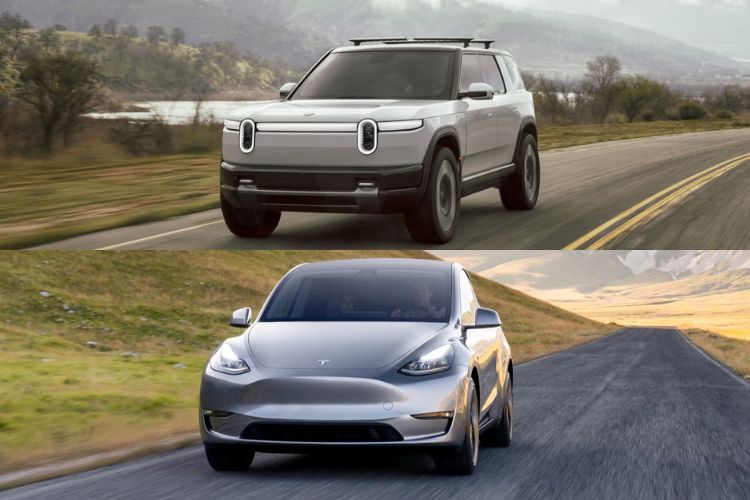 tesla vs rivian ev stock comparison