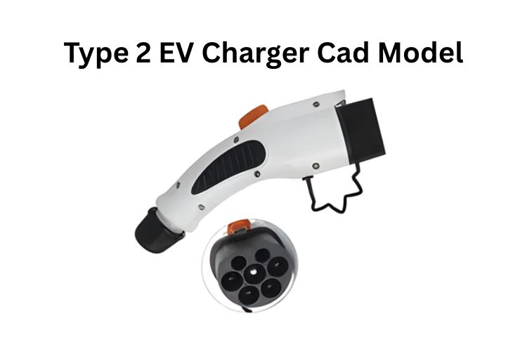 type 2 ev charger cad model