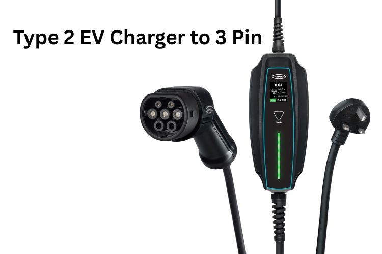 type 2 ev charger to 3 pin