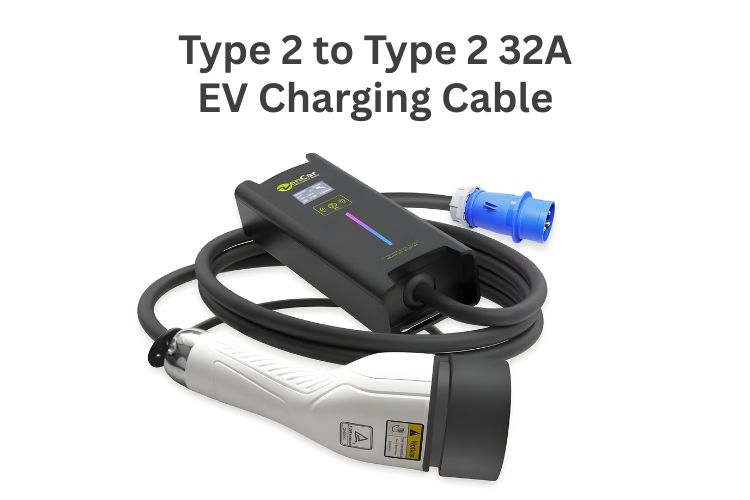 type 2 to type 2 32a ev charging cable
