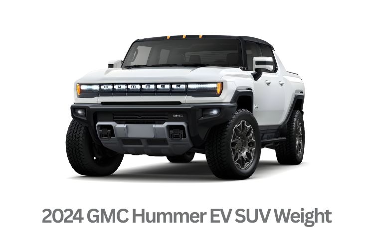 2024 gmc hummer ev suv weight