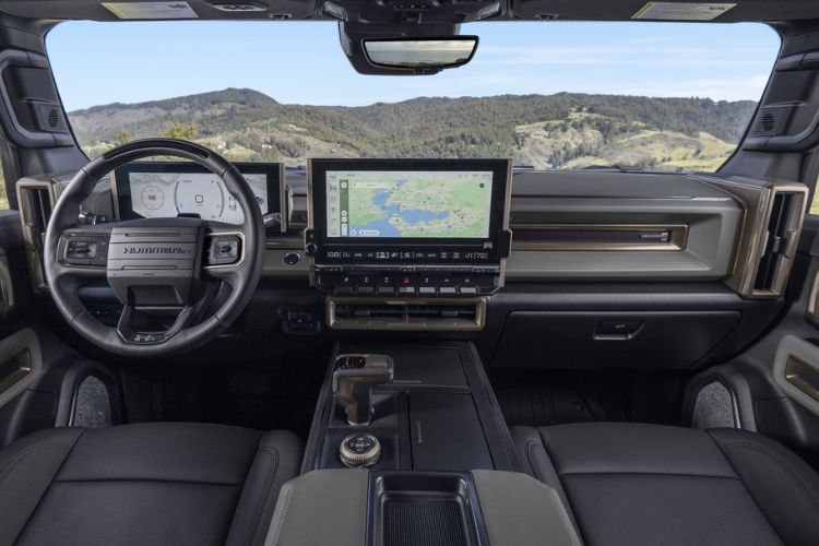 2025 gmc hummer ev suv interior
