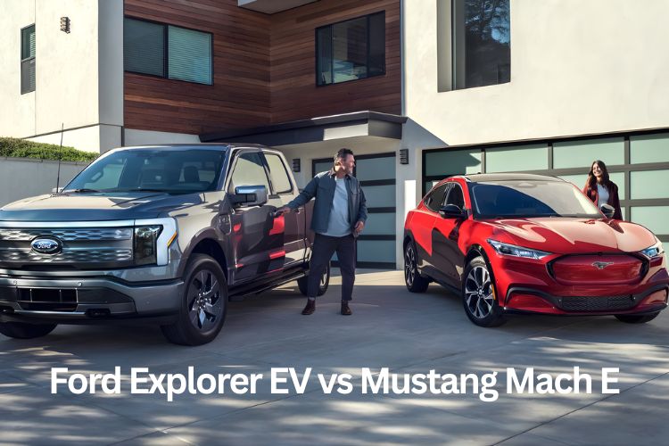 ford explorer ev vs mustang mach e