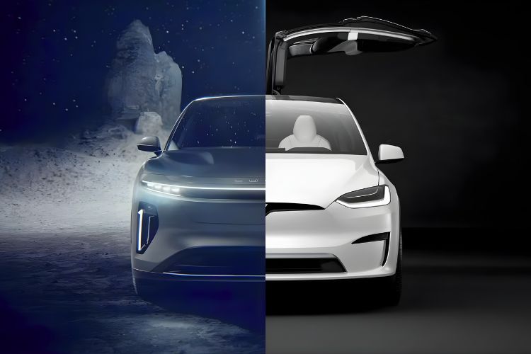 lucid vs tesla ev stock comparison