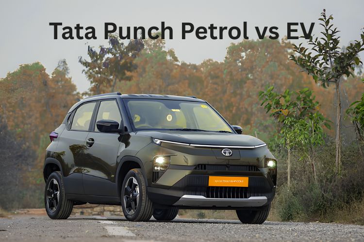 tata punch petrol vs ev